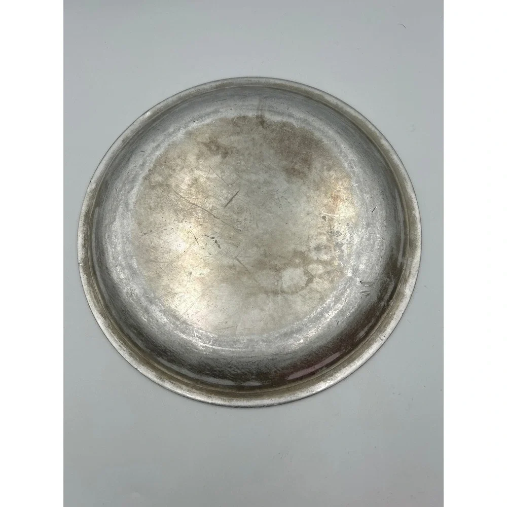 Vintage Melco Cleveland 44125 Cast Aluminum Round Sizzler Platter Plate 10 Inch